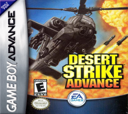 Desert Strike Advance box art for GameBoy Advance